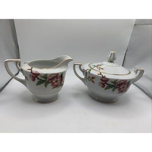 Blossumtime By Narumi Japan sugar and creamer set